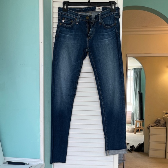 Ag Adriano Goldschmied Denim - AG Jeans size 25 The Stilt Cigarette Roll-Up, raw hem, great condition